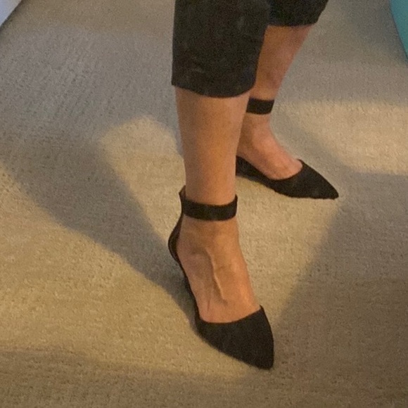 Journee Collection Shoes - Journee Collection Black Suede Wedges.